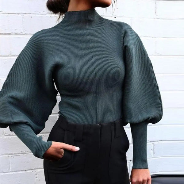 Pull Femme à Manches Ballon