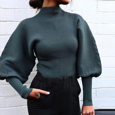 Pull Femme à Manches Ballon