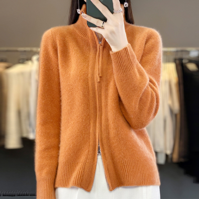 Gilet en Cachemire de Luxe avec Zip